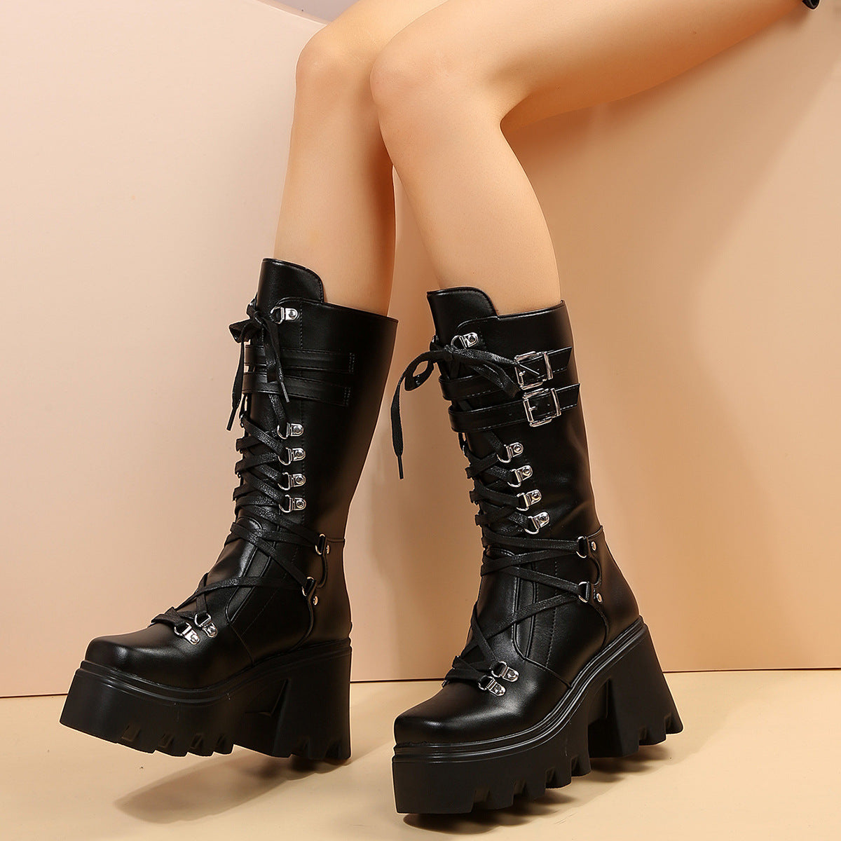 Soft Platform Boots