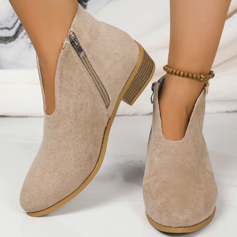 Classic Block-Heel Boots