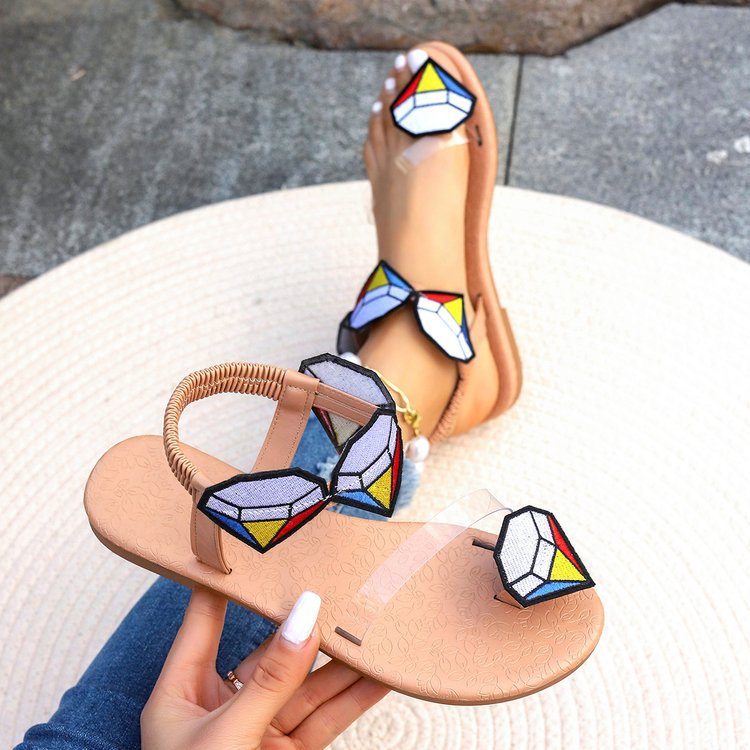 Airy Buckled Sandals