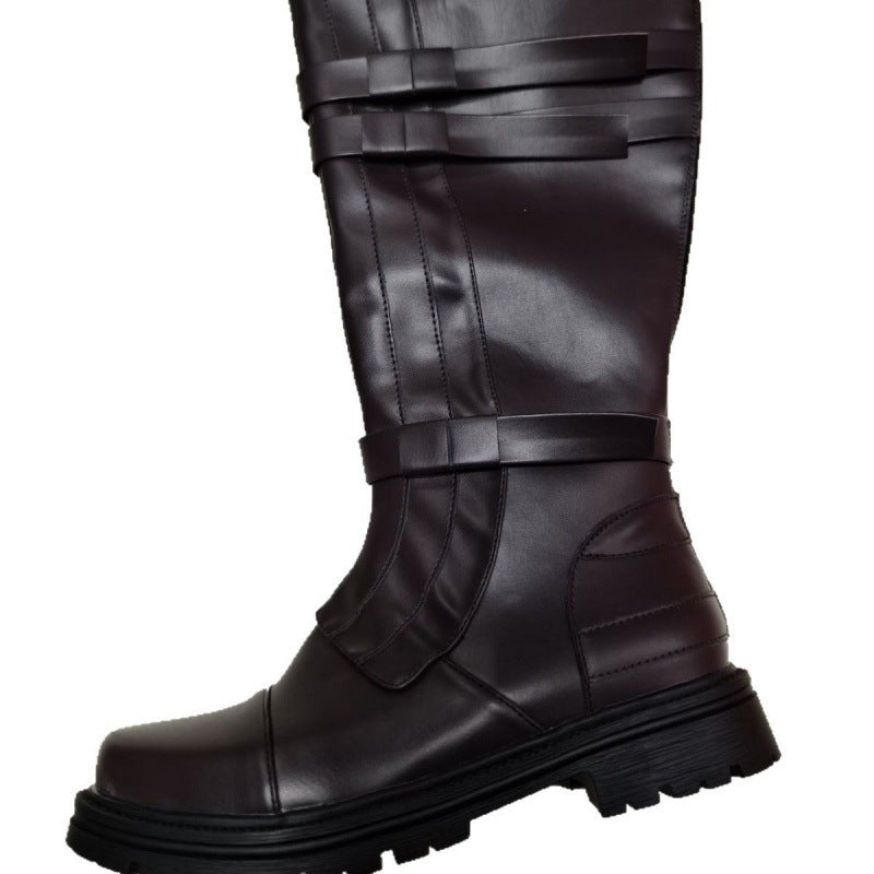 Walking Buckled Boots