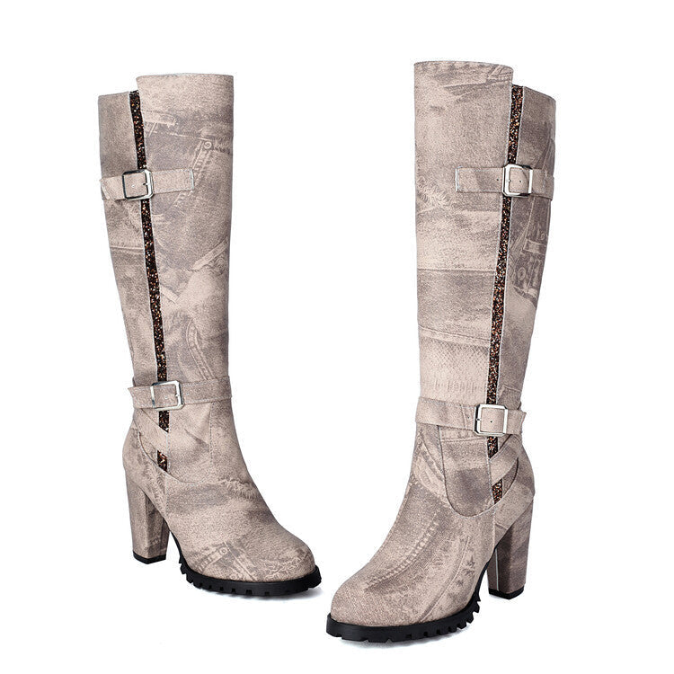 Clean Platform Boots