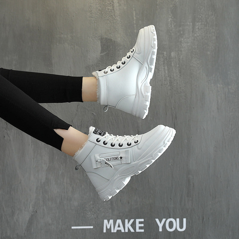 Casual Faux-Suede Boots