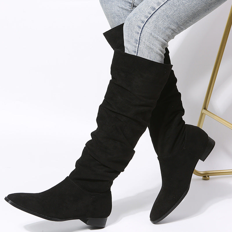 Minimal Zip-Up Boots