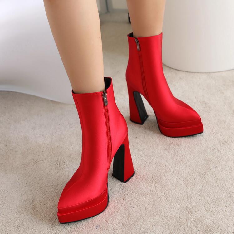 Natural Pointed Boots