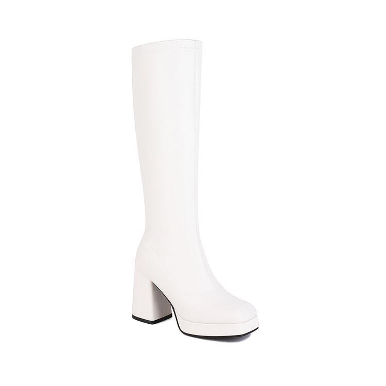 Natural Pointed Boots