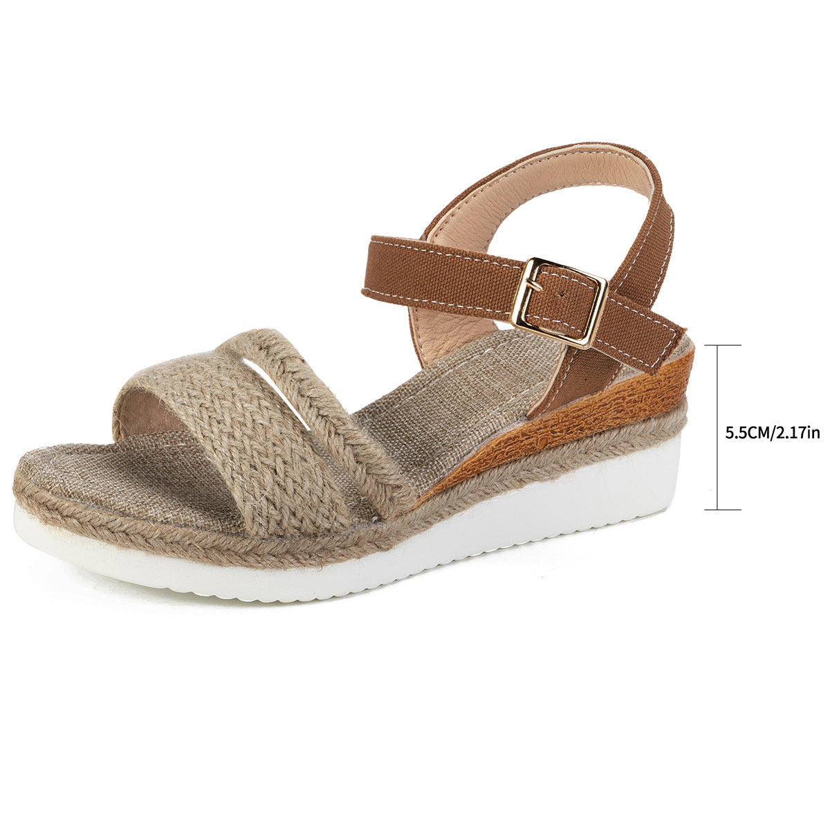 Natural Buckled Sandals