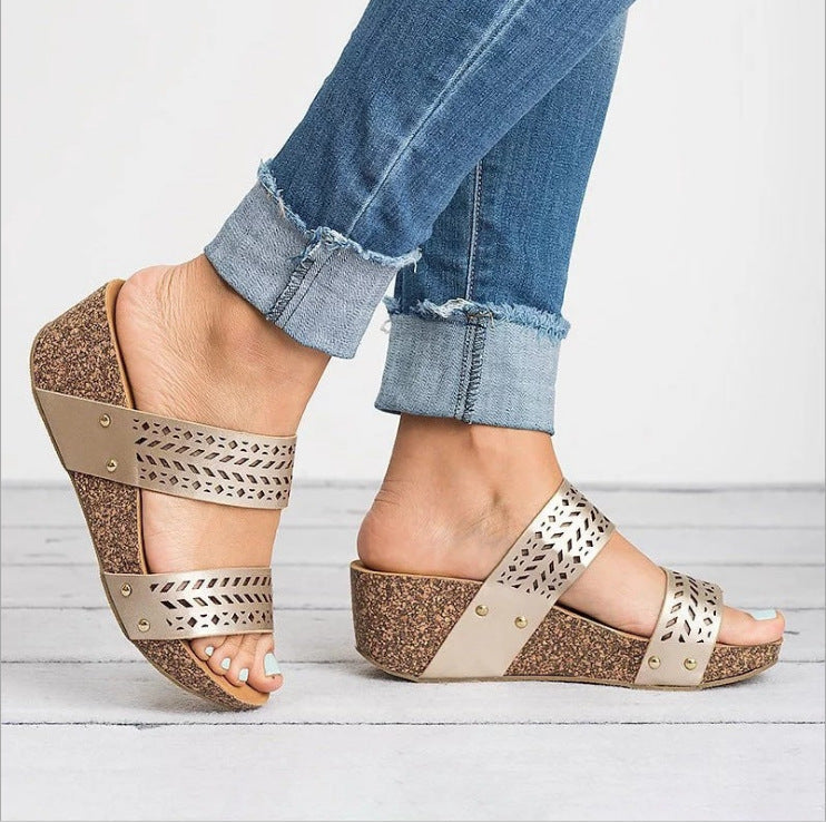 Simple Platform Sandals