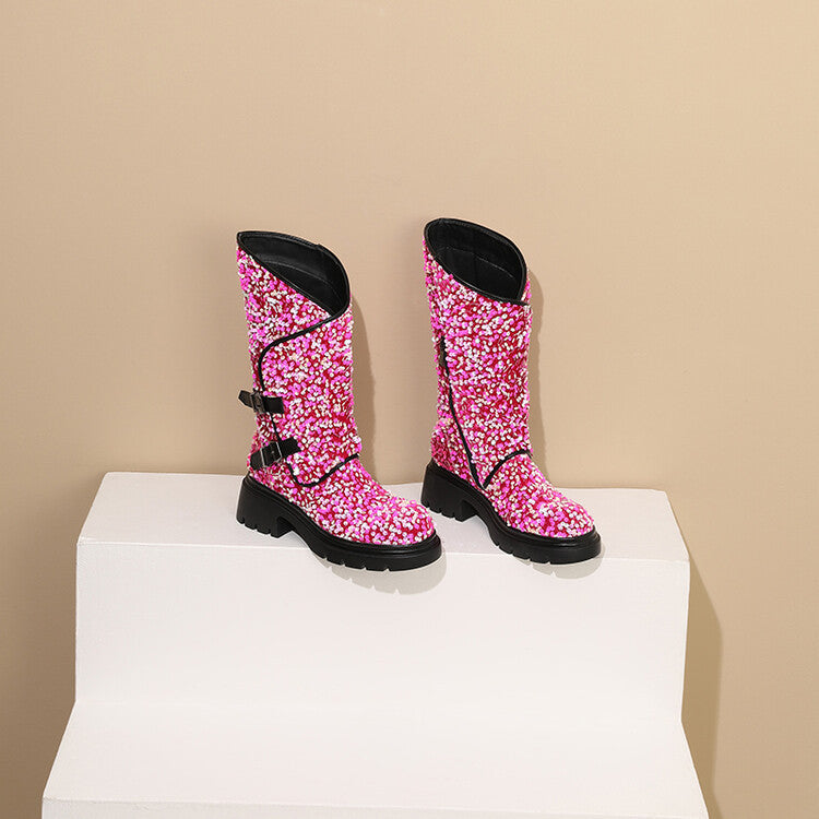 Casual Faux-Suede Boots