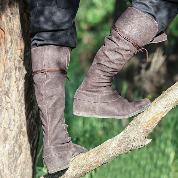 Natural Leather Boots