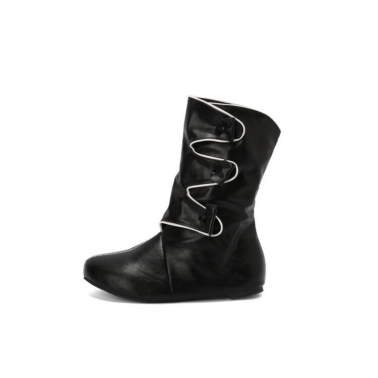 Easy Buckled Boots