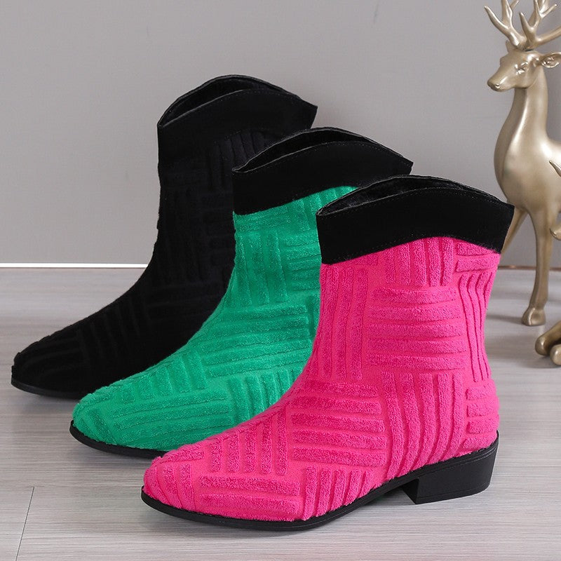 Simple Suede Boots