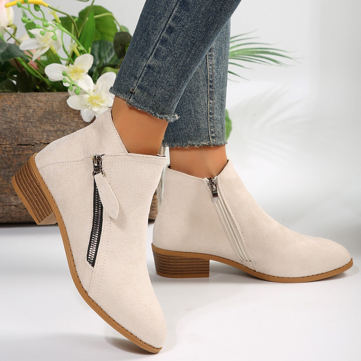 Light Ankle Boots