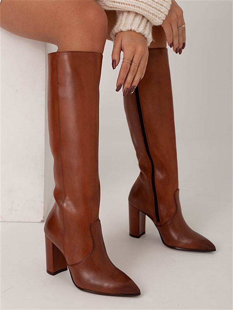 Comfortable Block-Heel Boots