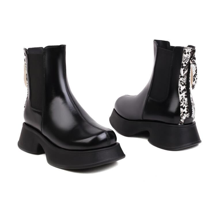 Sunny Zip-Up Boots