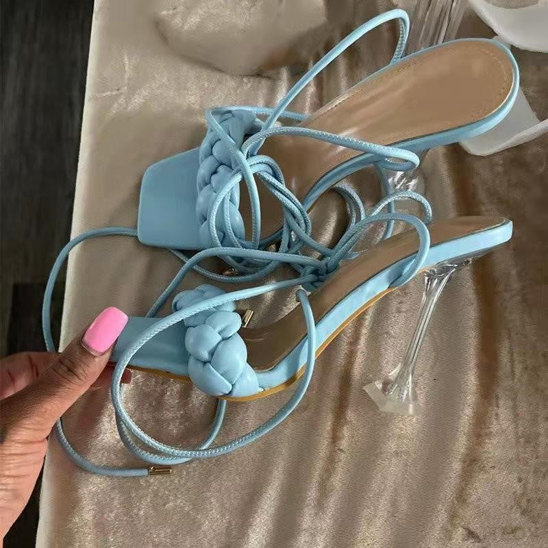 Simple Lace-Up Sandals