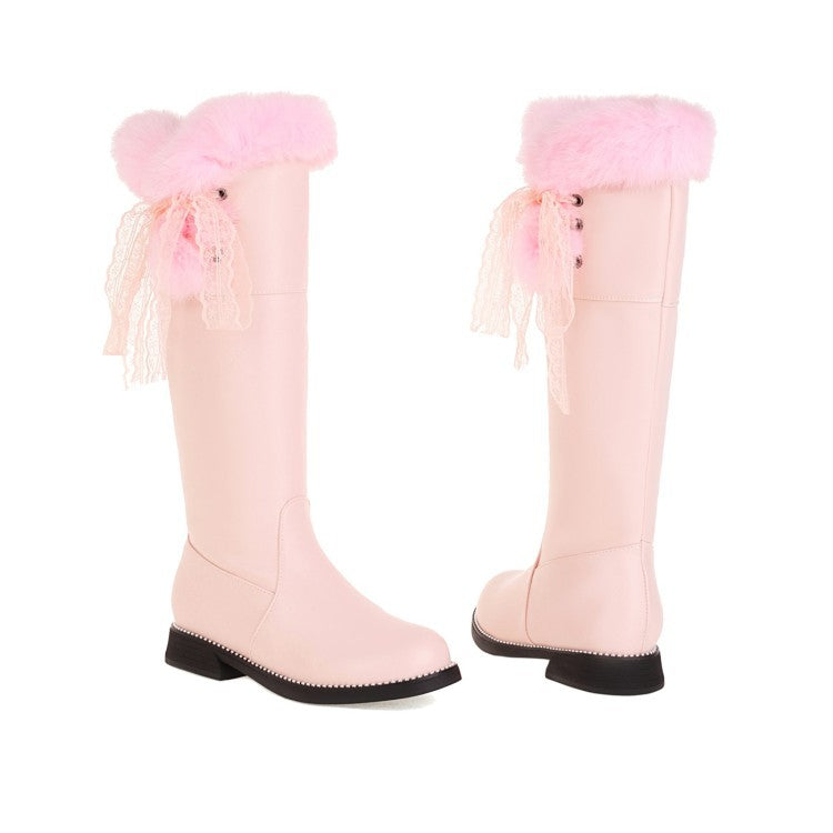 Simple Block-Heel Boots