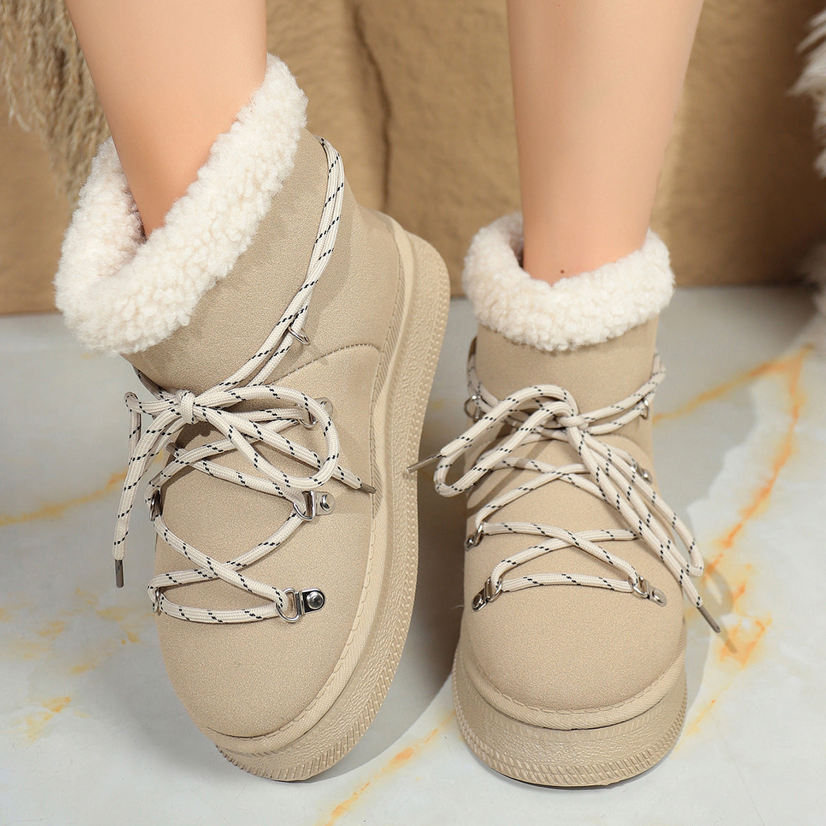 Warm Platform Boots