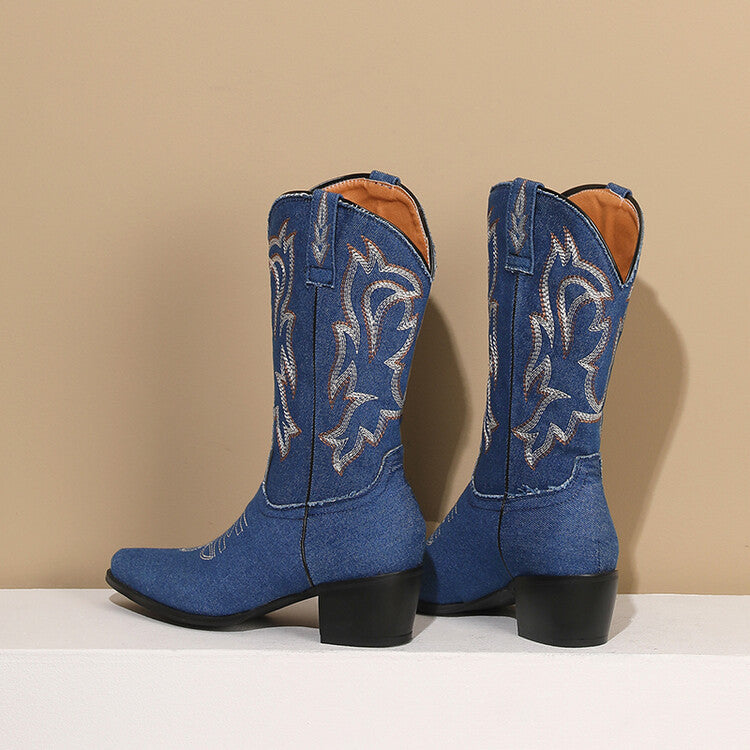 Breezy Block-Heel Boots