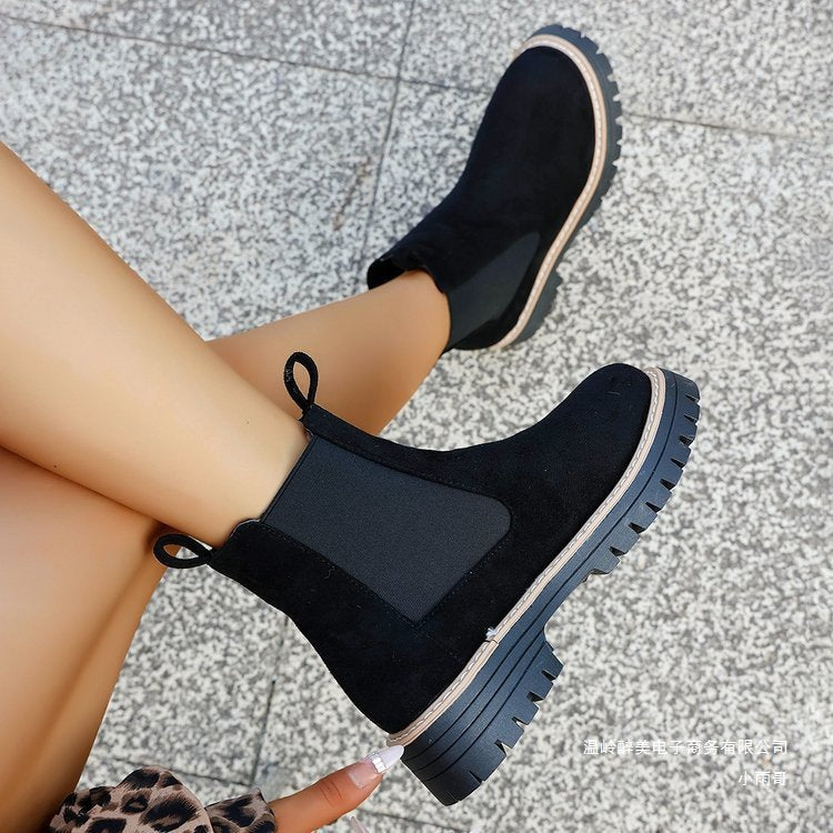 Walking Leather Boots