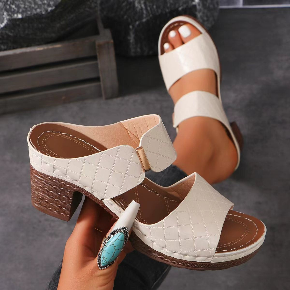Sunny Heeled Sandals