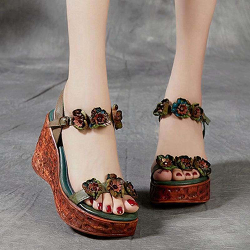 Warm Buckled Sandals