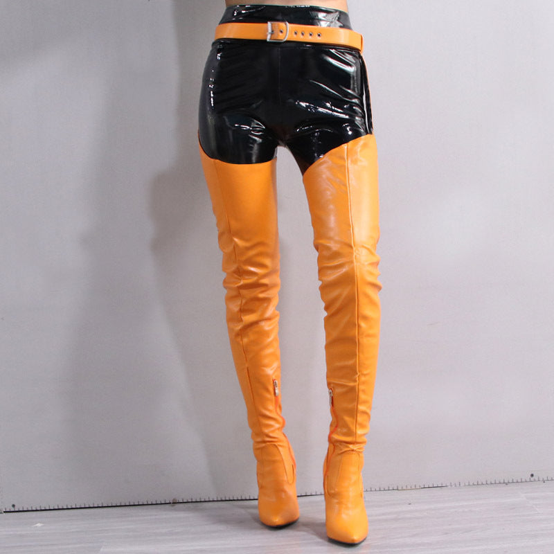 Clean Knee-High Boots