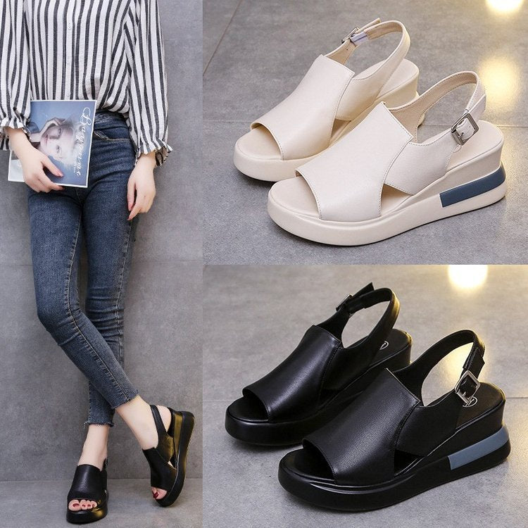 Clean Heeled Sandals
