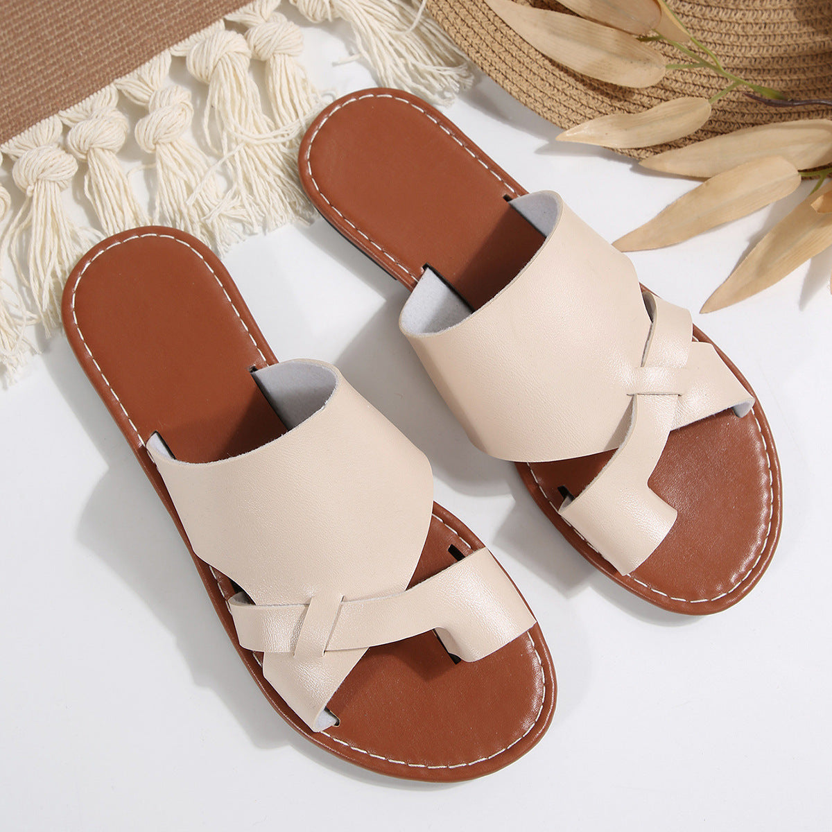 Natural Woven Sandals