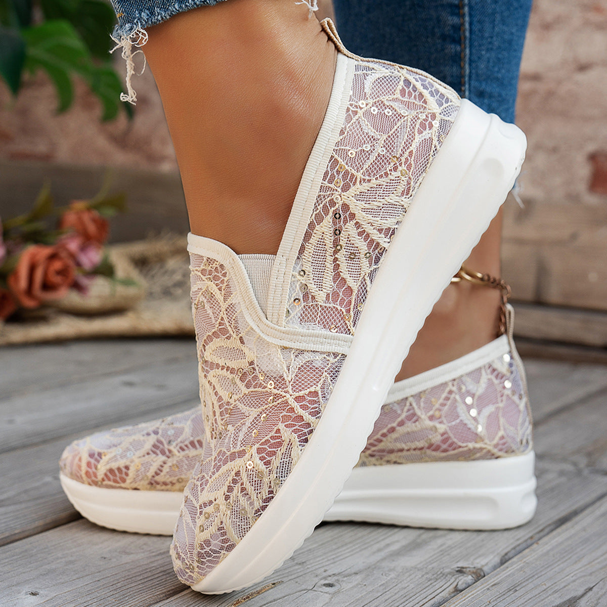 Sunny Platform Sneakers