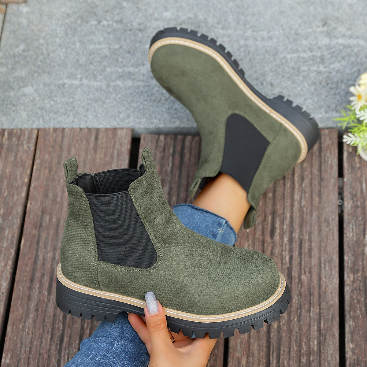 Soft Platform Boots