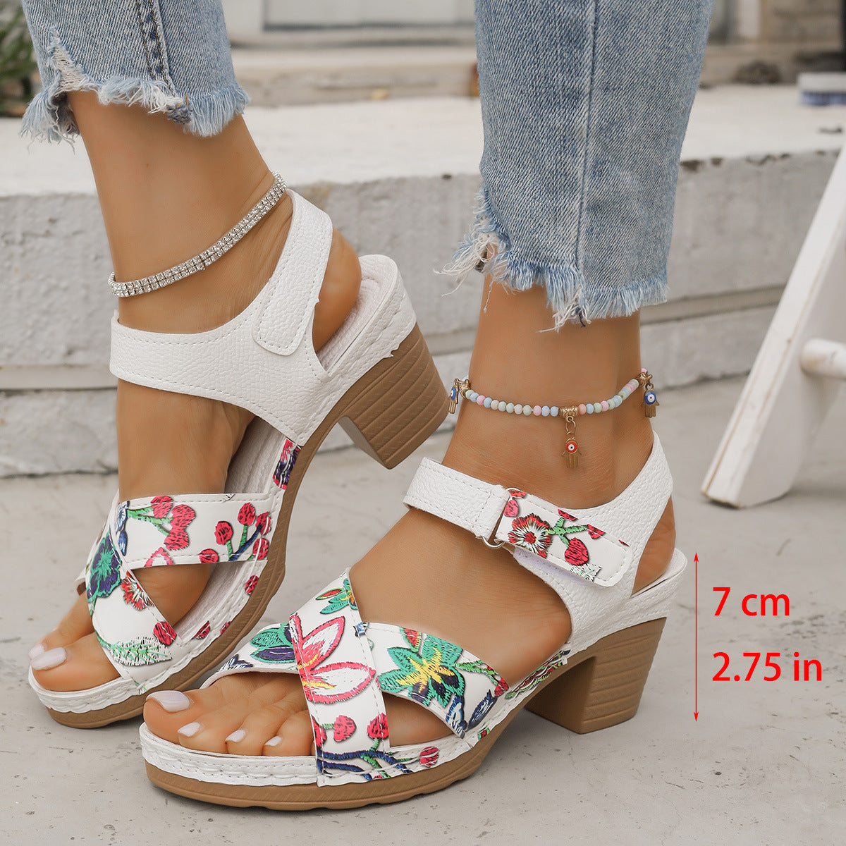 Clean Buckled Sandals