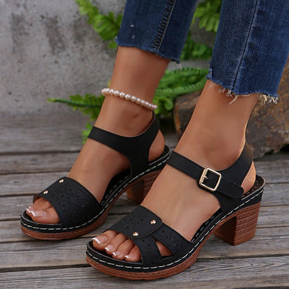 Relaxed Lace-Up Sandals