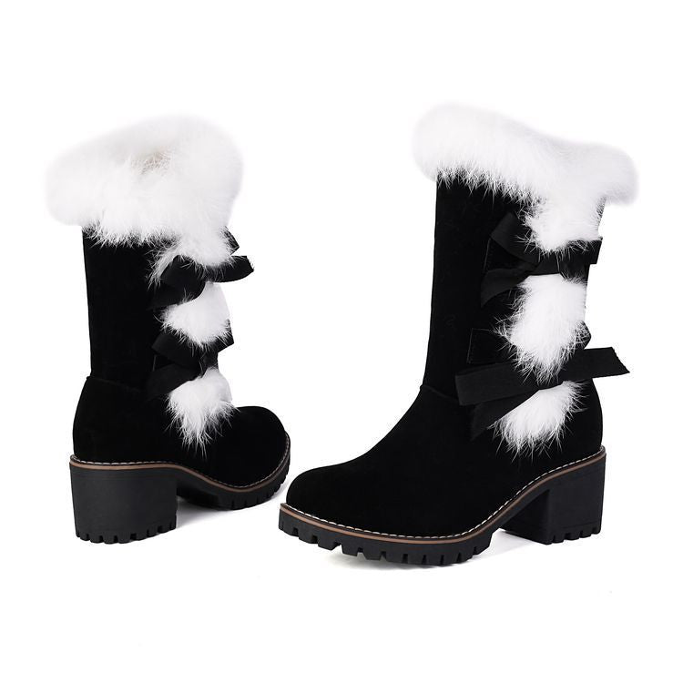 Natural Side-Zip Boots