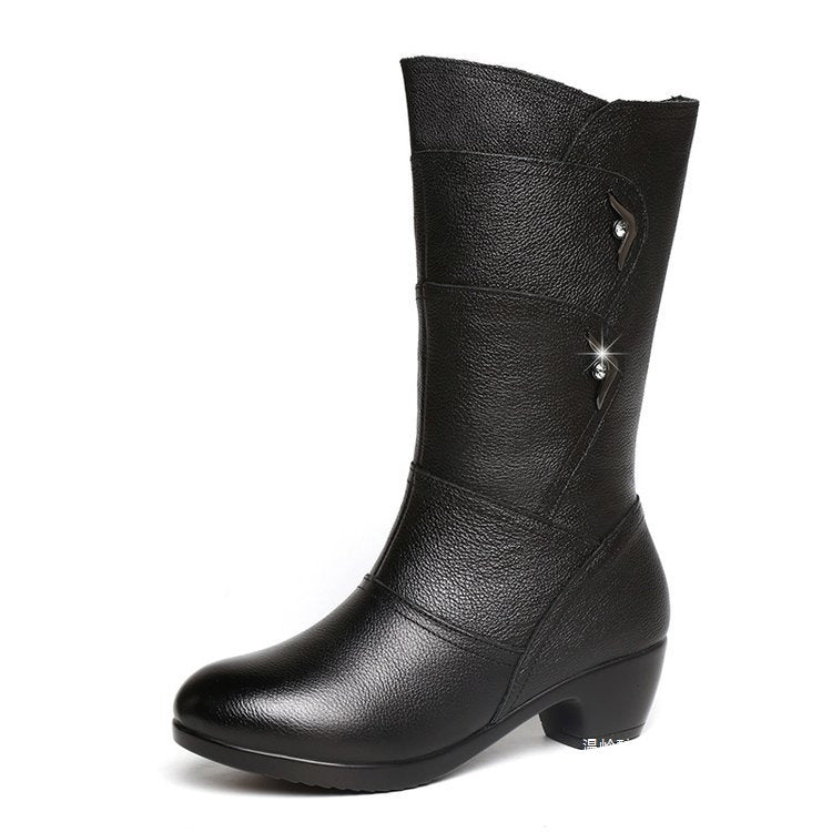 Natural Suede Boots