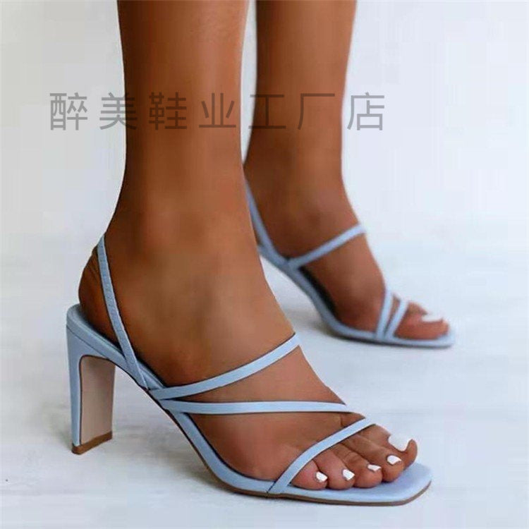 Relaxed Buckled Sandals