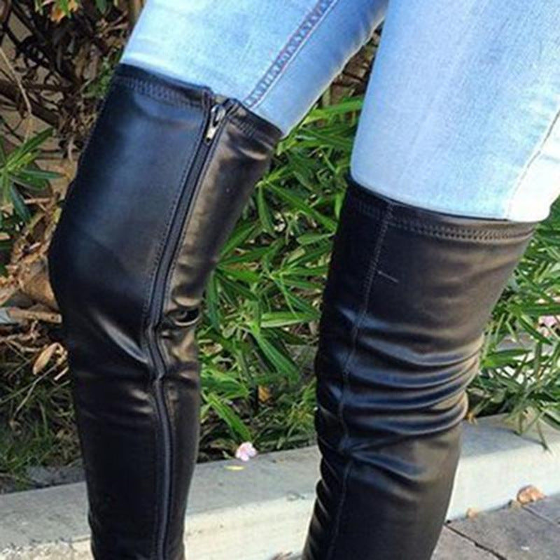 Airy Heeled Boots