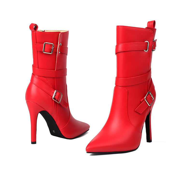Classic Buckled Boots