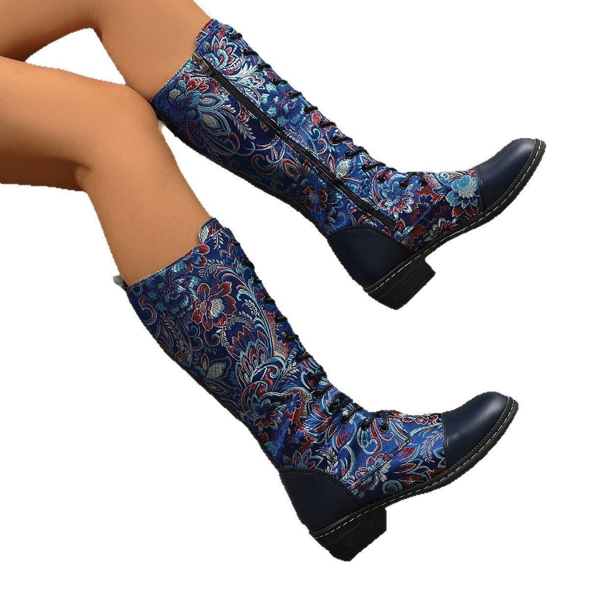 Simple Faux-Suede Boots