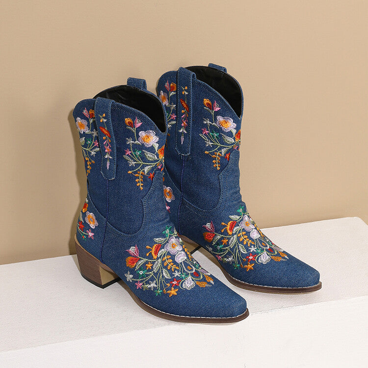 Natural Western Boots