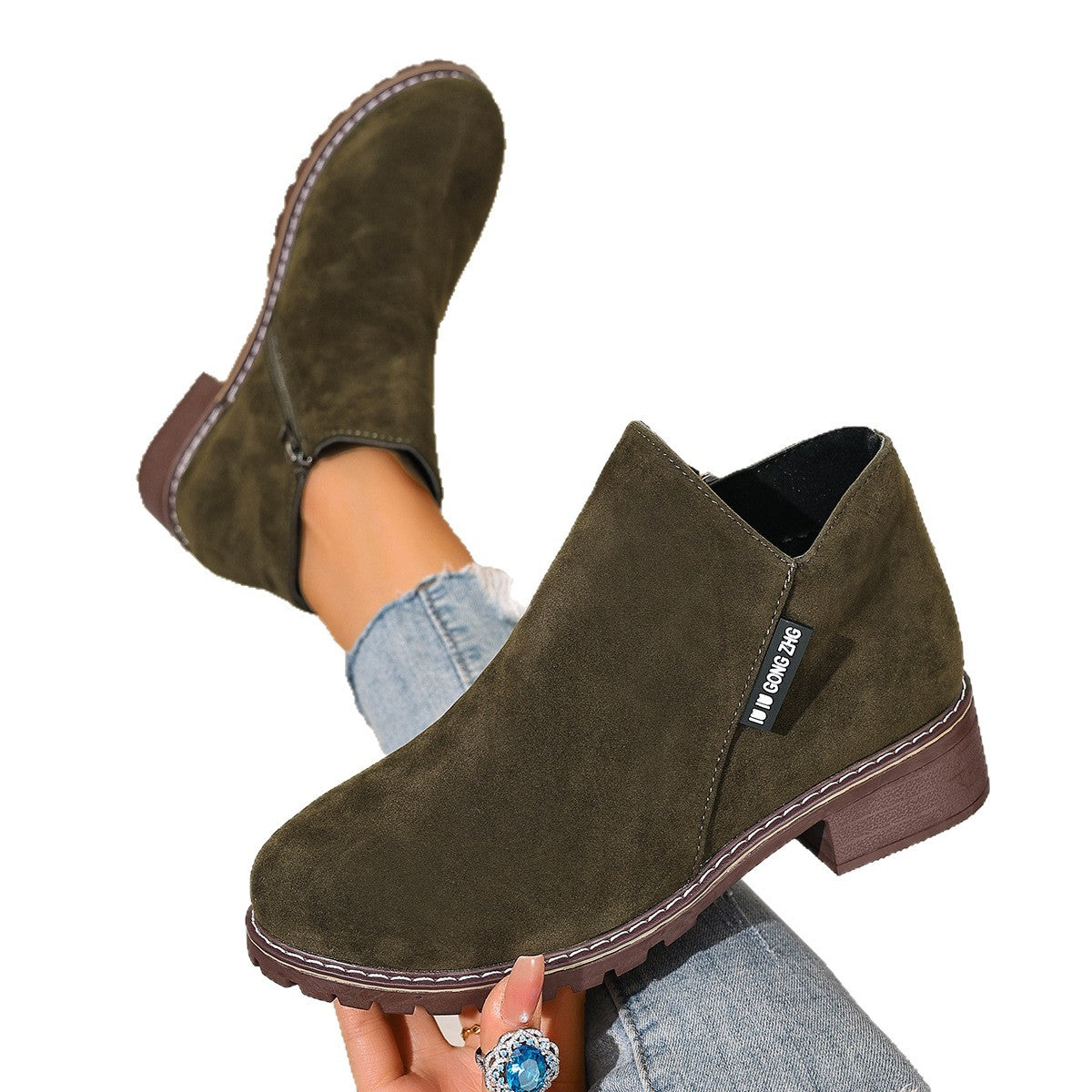 Walking Side-Zip Boots