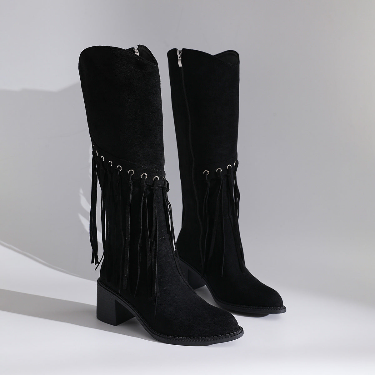 Casual Textured Boots