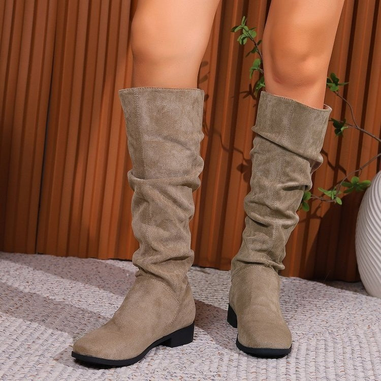Soft Faux-Suede Boots