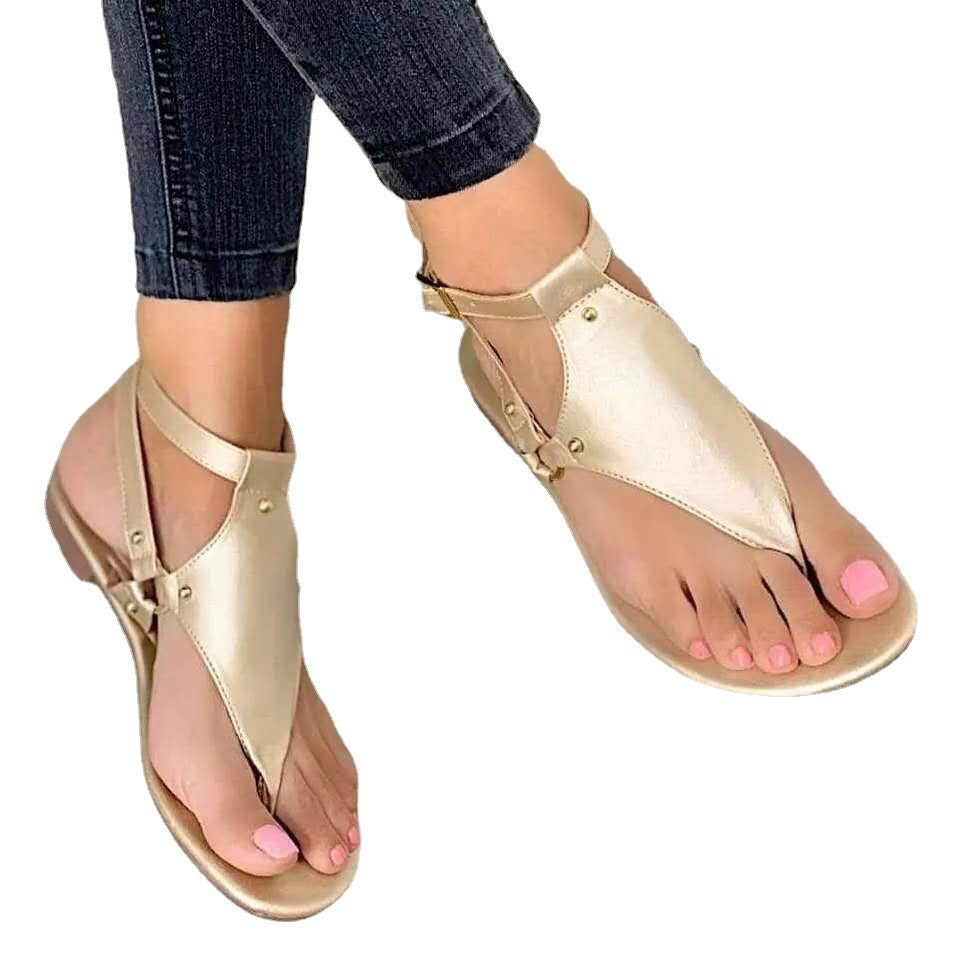 Vacation Metallic Sandals