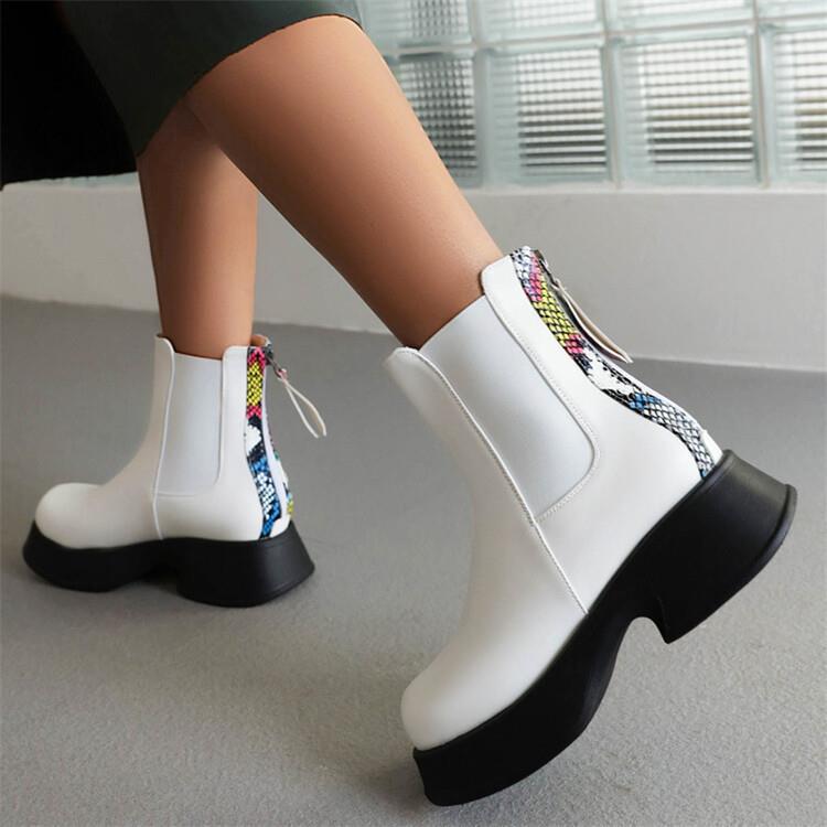 Sunny Zip-Up Boots