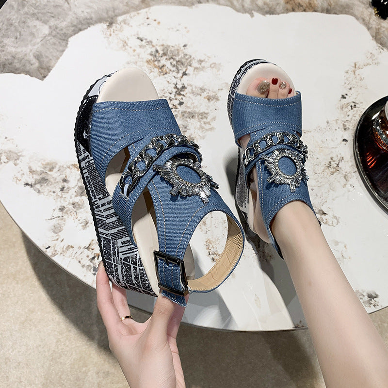 Vacation Lace-Up Sandals
