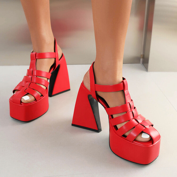 Airy Lace-Up Sandals