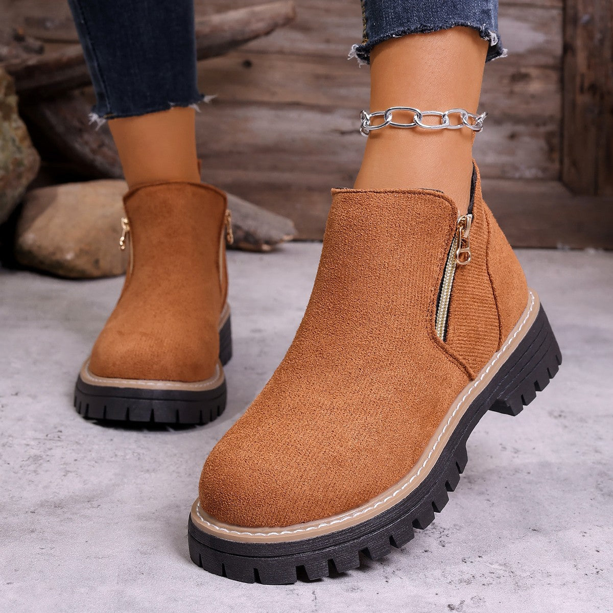 Travel Leather Boots
