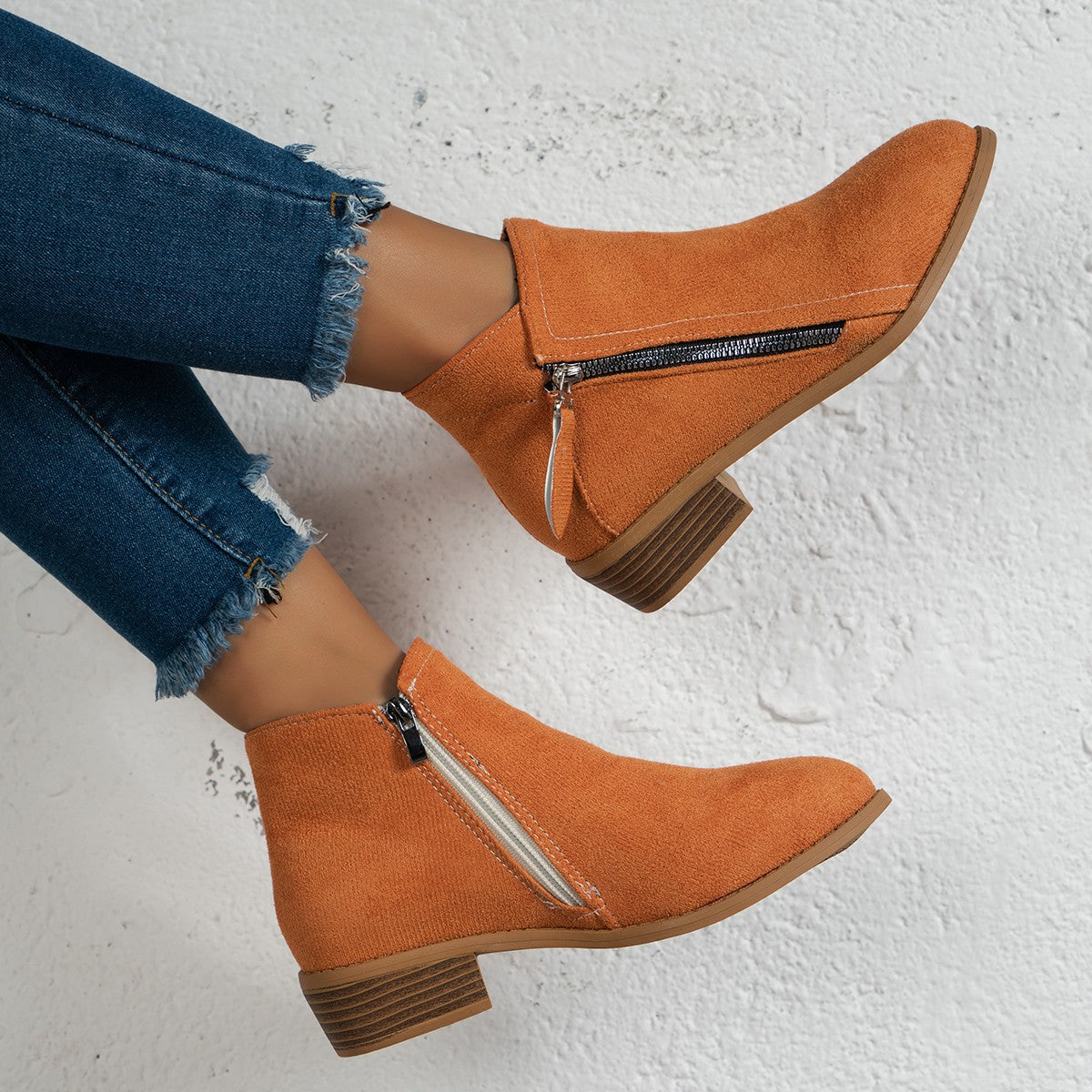Natural Pointed Boots