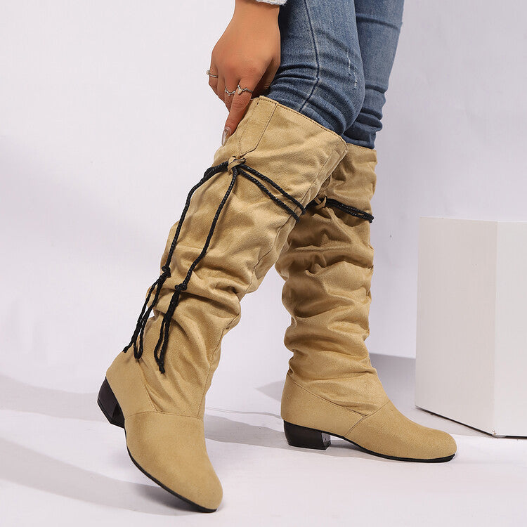 Simple Suede Boots