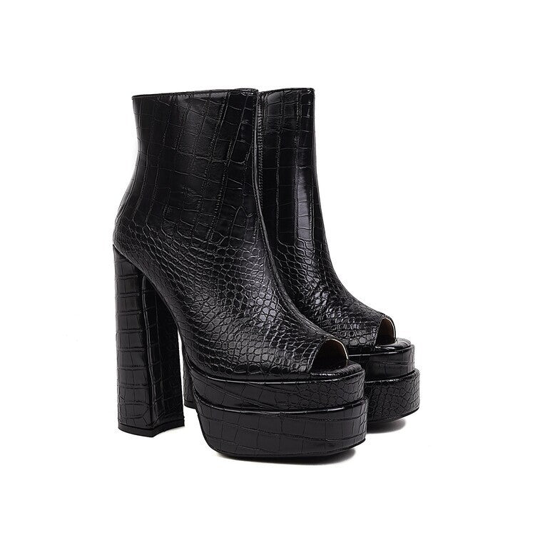 Light Zip-Up Boots